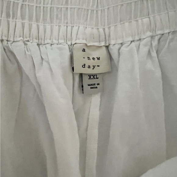 White A-Line Midi Skirt - Picture 3 of 6